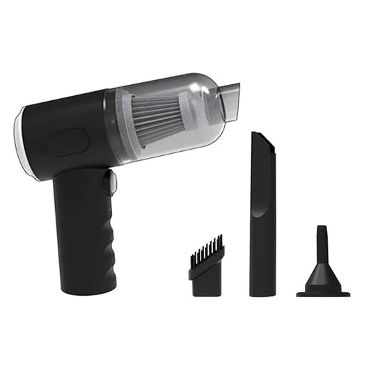 3 in 1 Mini Car Vacuum ? Wireless, Rechargeable, Blower & Dust Cleaner for Car, Home & Keyboard