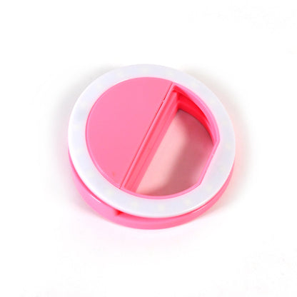 Phone Selfie Ring Light ? Battery Operated Clip-On Light for Smartphone Photography (Battery Not Included)