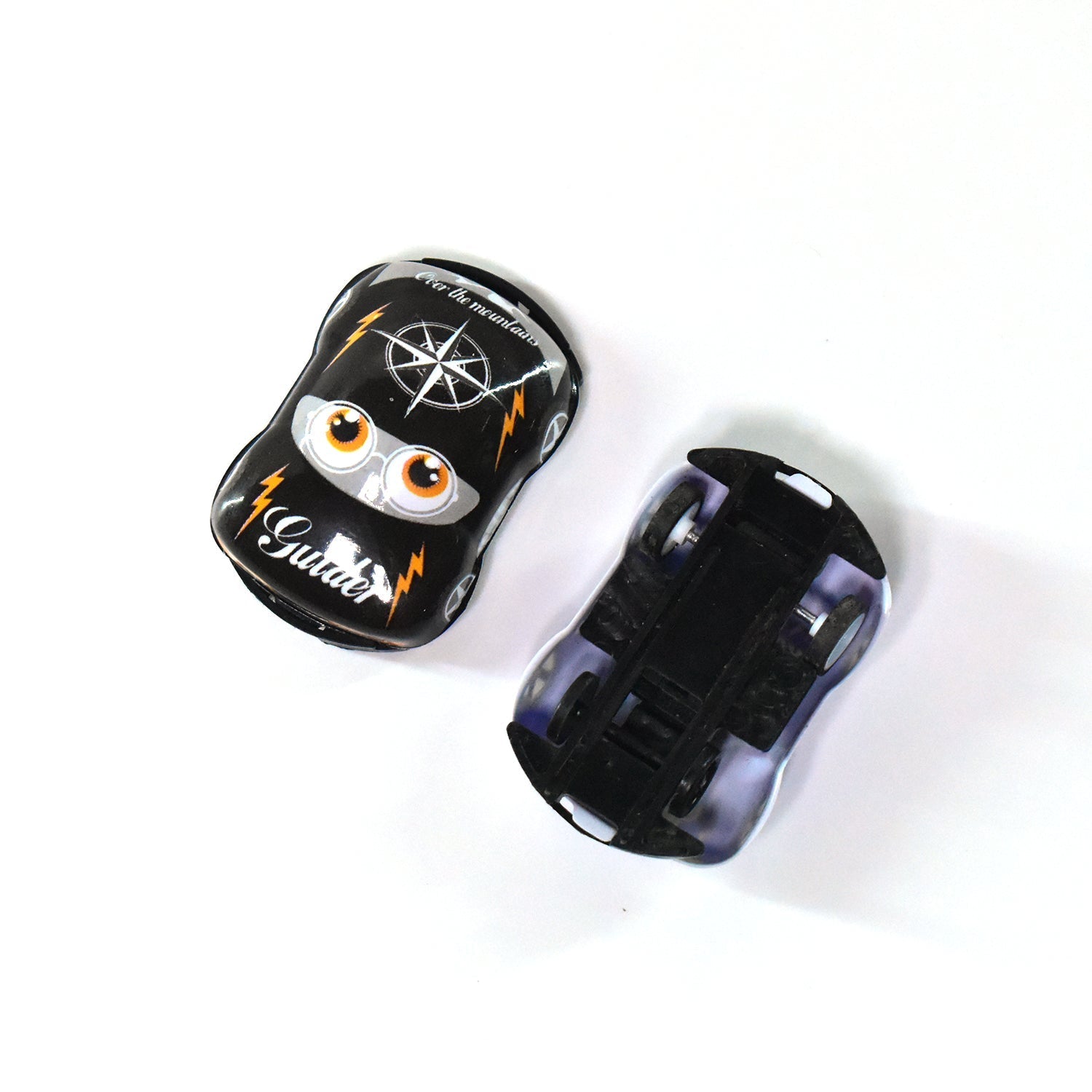 Mini pull back cars arranged for children?s play, featuring various colors.