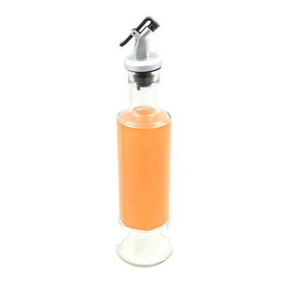 Olive Oil Dispenser ? Leakproof Glass Bottle with Non-Drip Spout for Kitchen & Cooking (300 ML)