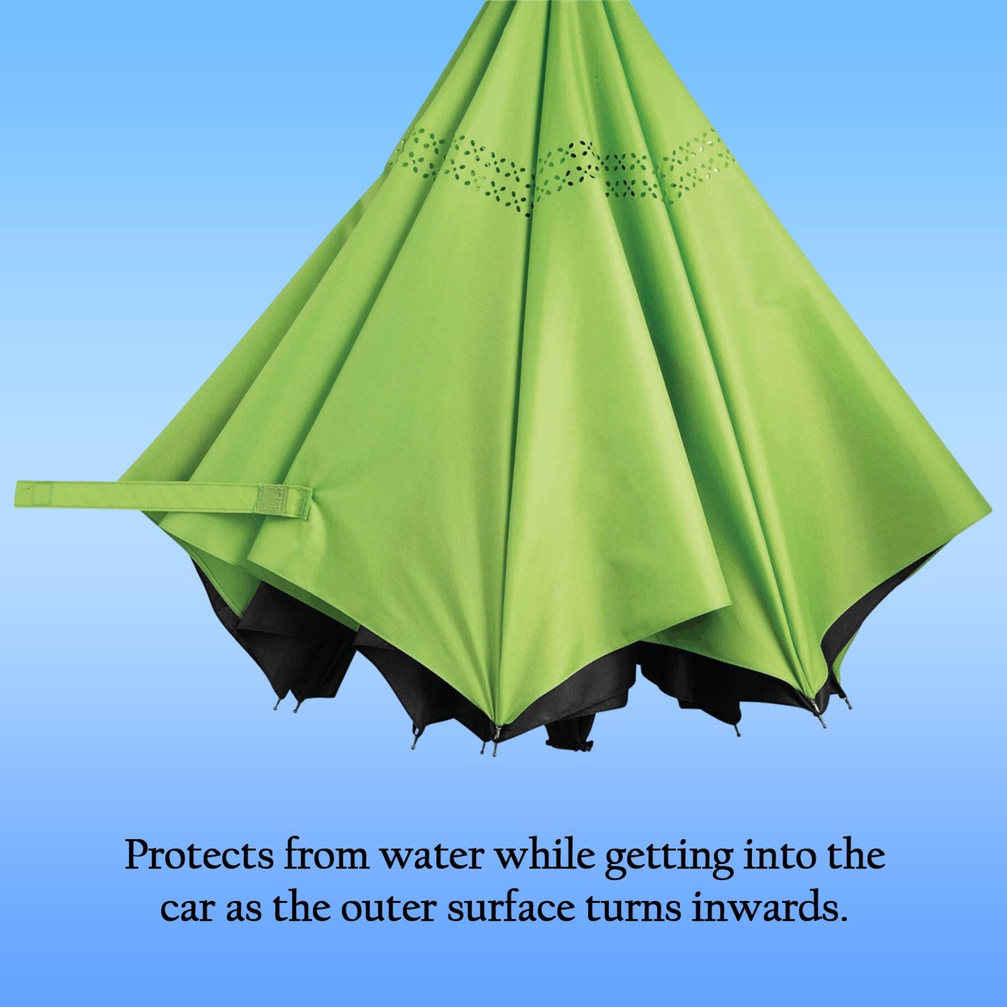 Foldable UV & Rain Umbrella with C-Shaped Handle ? Kids (1 Pc / Mix Color)