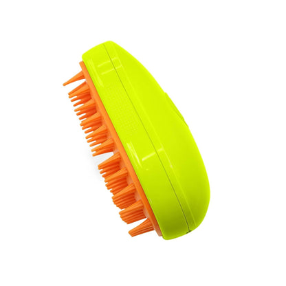 3-in-1 Cat Steamy Brush ? Self-Cleaning Pet Grooming & Hair Removal Comb