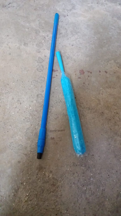 Adjustable Long Handle Microfiber Dust Brush ? Foldable Ceiling & Appliance Cleaner