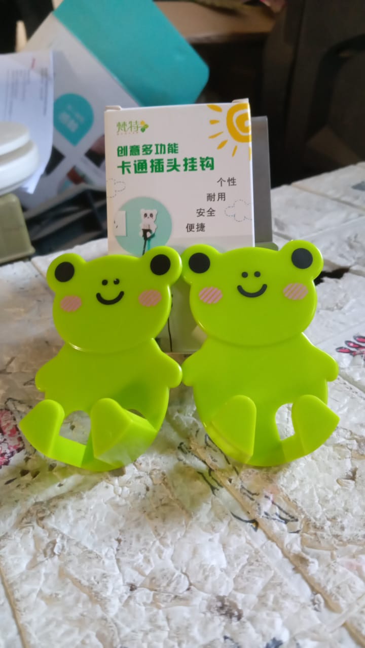Plastic Adhesive Cable & Socket Holder ? 2-Piece Set for Office, Home & Restaurant