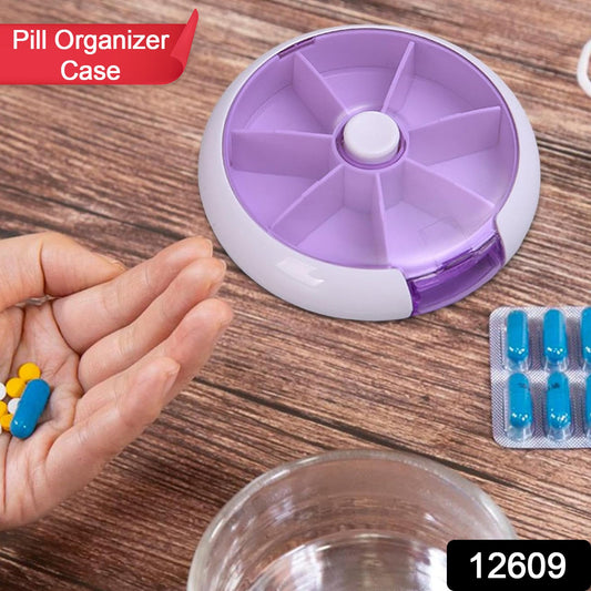 Cute 7-Day Pill Box Dispenser ? Portable 7-Grid Medicine Organizer (1 Pc)