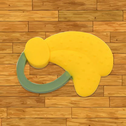 Baby Silicone Teether (1 Pc): Food Grade, Non-Toxic, Teething Relief (3 Months)