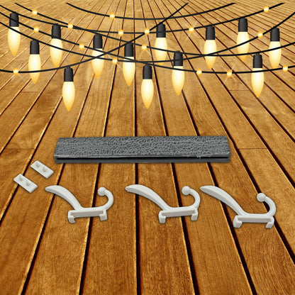 Wall Mounted Coat Hanger Rack ? 6 Hooks for Clothes, Jackets & Hats