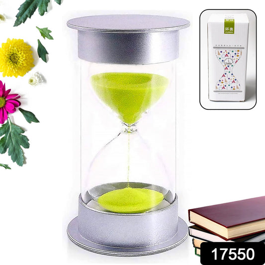 45-Minute Green Sand Timer ? Hourglass Time Management Tool for Classroom & Games (Color : Green)