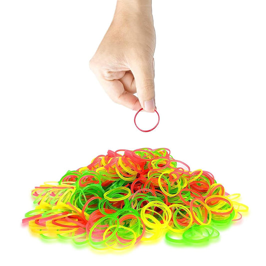 2-Inch Unbreakable Nylon Rubber Bands ? Reusable Multicolor for Office, Home & School (50GM), Hair accessories