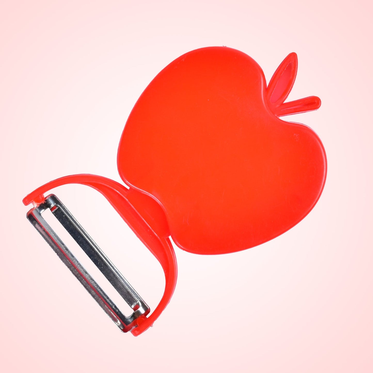 Apple-Shaped Folding Peeler ? Compact & Easy Veg Peeling