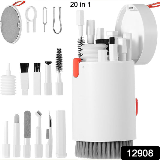20-in-1 Keyboard Cleaner Kit ? Electronic Cleaning Brush, Spray & Tools for Laptop, Phone, Camera & More