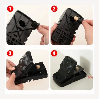 Mouse Trap Cage with Dummy Mouse ? Reusable Pest Control for Home & Office (1 Pc)