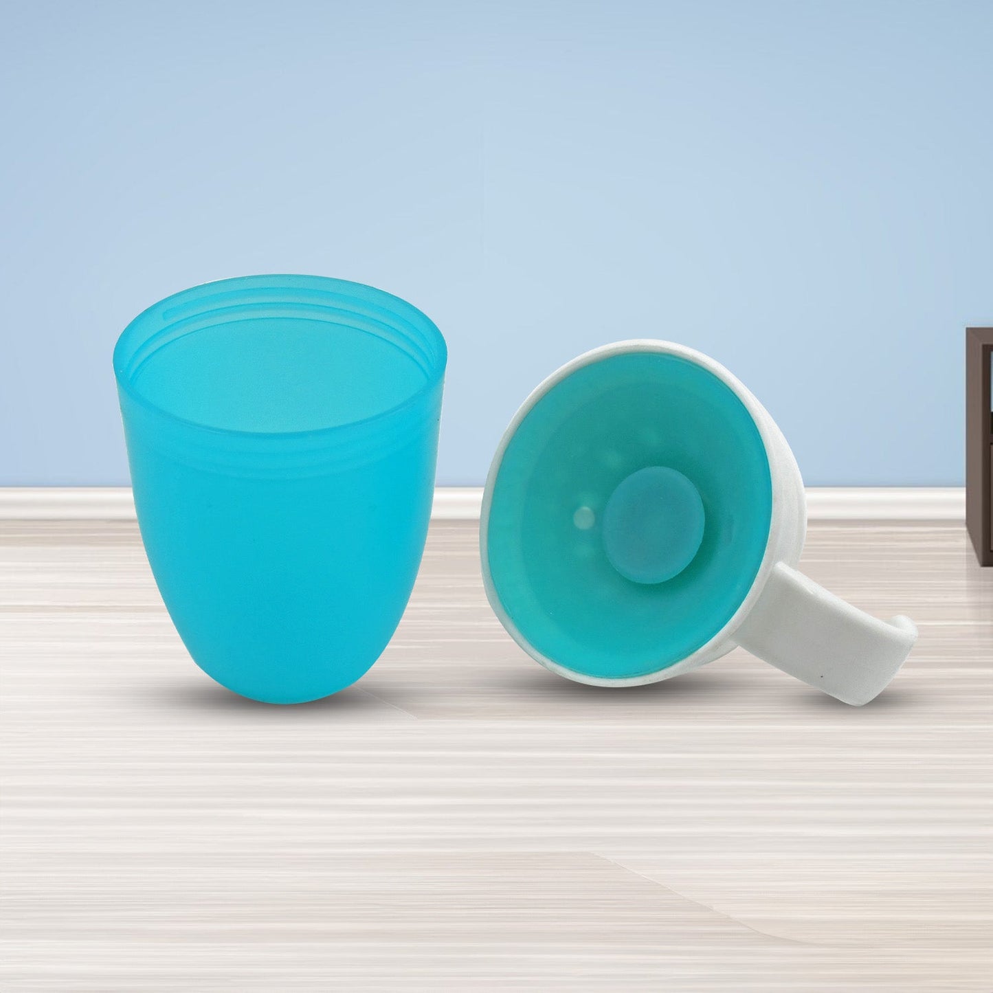 360d Magic Cup, Baby and Sippy Cup, Water and Weaning Cup 6 to 12 Months, 7 oz/207 ml, Doidy Cup - Training Sippy Cups - Use from 3-6 Months to Toddler (1 Pc 207ML)