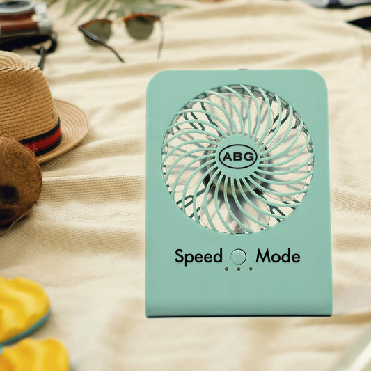 Portable Desk Fan ? Big Table Fan with 3-Speed Settings for Office, School & Home (Battery Not Included)