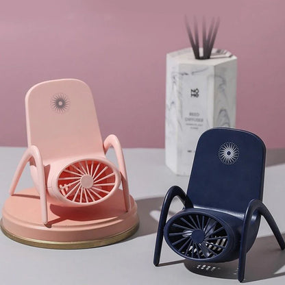 Portable Mobile Phone Holder Fan ? Handheld, Multi-Function (Battery Not Include)