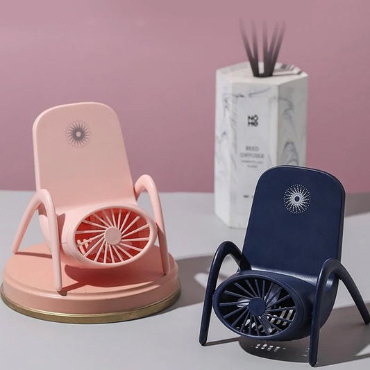 Portable Mobile Phone Holder Fan ? Handheld, Multi-Function (Battery Not Include)