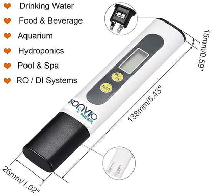 Digital Water TDS Meter Tester – Portable Water Quality Testing Device