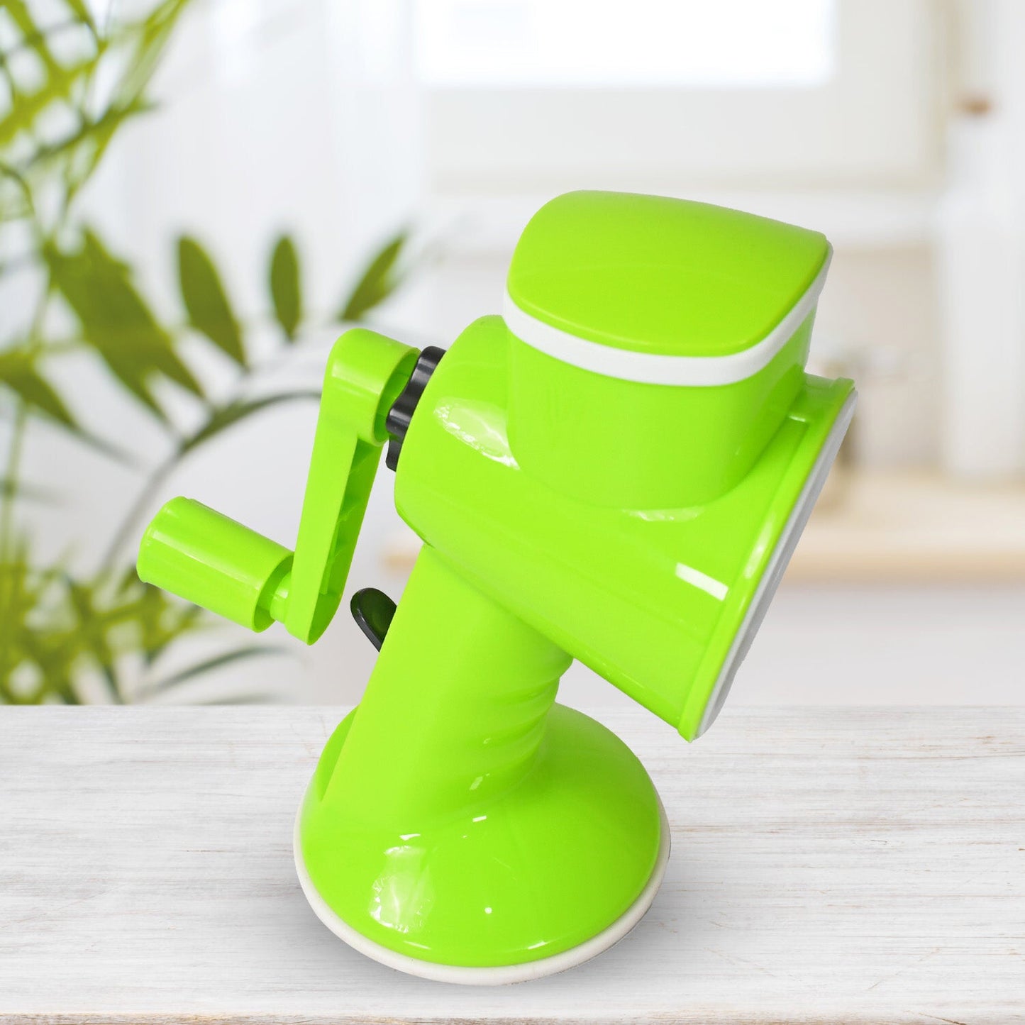 6 in 1 Multi functional Vegetable Cutter & Slicer Hand Machine Cutting, Slice, Cut Thick, Cut Silk All in one ?Vegetable Chopper Cutter & Slicing Cutter Barrel - Vegetable Grater with 6 Removable Blades
