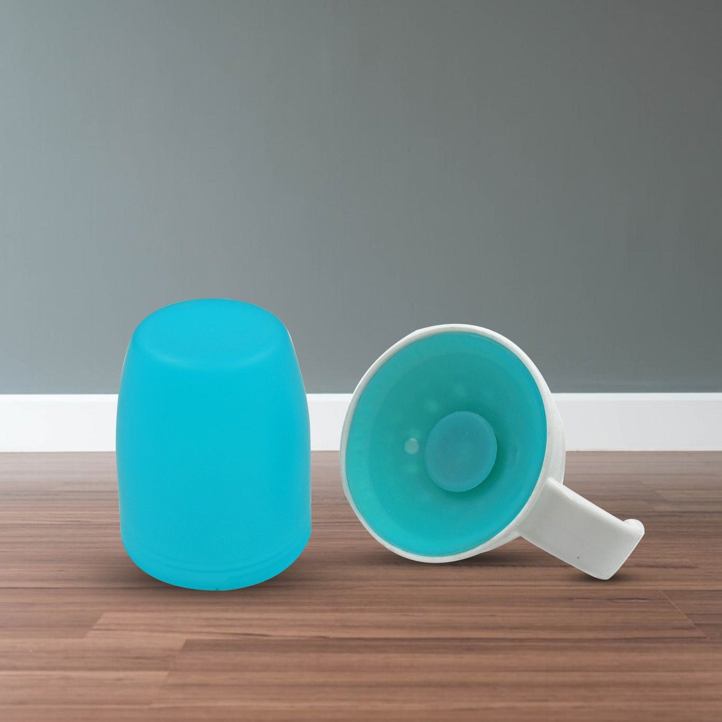 360d Magic Cup, Baby and Sippy Cup, Water and Weaning Cup 6 to 12 Months, 7 oz/207 ml, Doidy Cup - Training Sippy Cups - Use from 3-6 Months to Toddler (1 Pc 207ML)