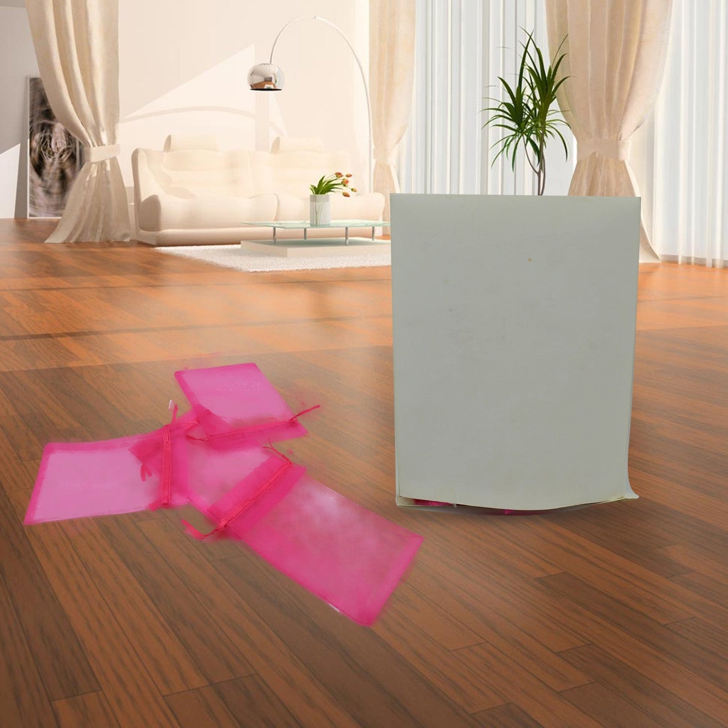 Organza Drawstring Gift Bags ? Small Mesh Pouches for Wedding, Party & Festival Favors (50 Pcs Set)
