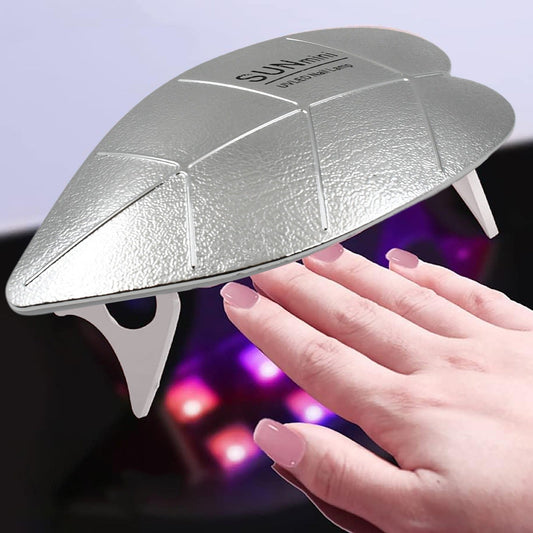Mini Nail Lamp 6W UV LED Dryer ? Compact USB Nail Dryer for Gel Polish, Nail Art, Home & Salon Use (1 Pc)