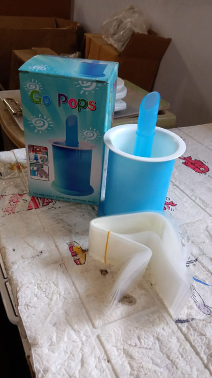 DIY Manual Popsicle Maker ? Reusable Ice Cream Mold (Approx 20 Pcs Packing Bag)