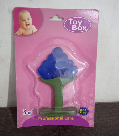 Baby Silicone Teether (1 Pc): Food Grade, Non-Toxic, Teething Relief (3 Months)