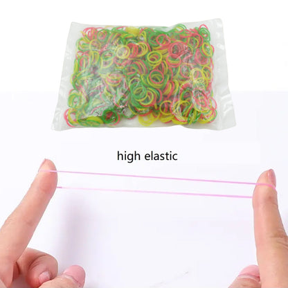 2-Inch Unbreakable Nylon Rubber Bands ? Reusable Multicolor for Office, Home & School (50GM), Hair accessories