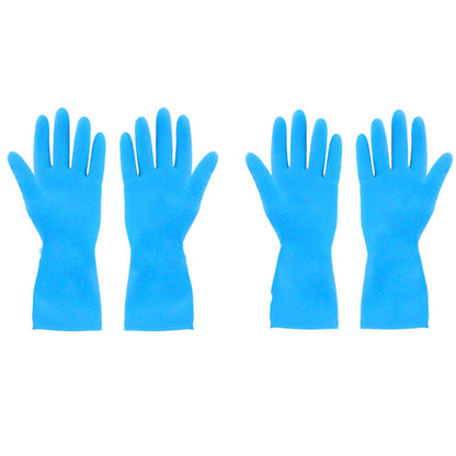 2-Pair Large Blue Multipurpose Gloves ? Ideal for Washing, Gardening & Cleaning