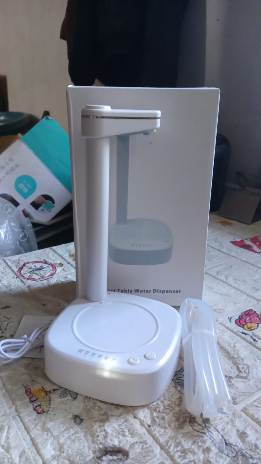 USB Charging Desktop Water Dispenser ? Smart One Button Operation, Portable Water Pump for Home & Office