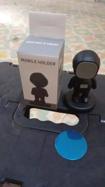 Cartoon Astronaut Magnetic Mobile Phone Holder ? 360° Rotating Car Mount (1 Pc)
