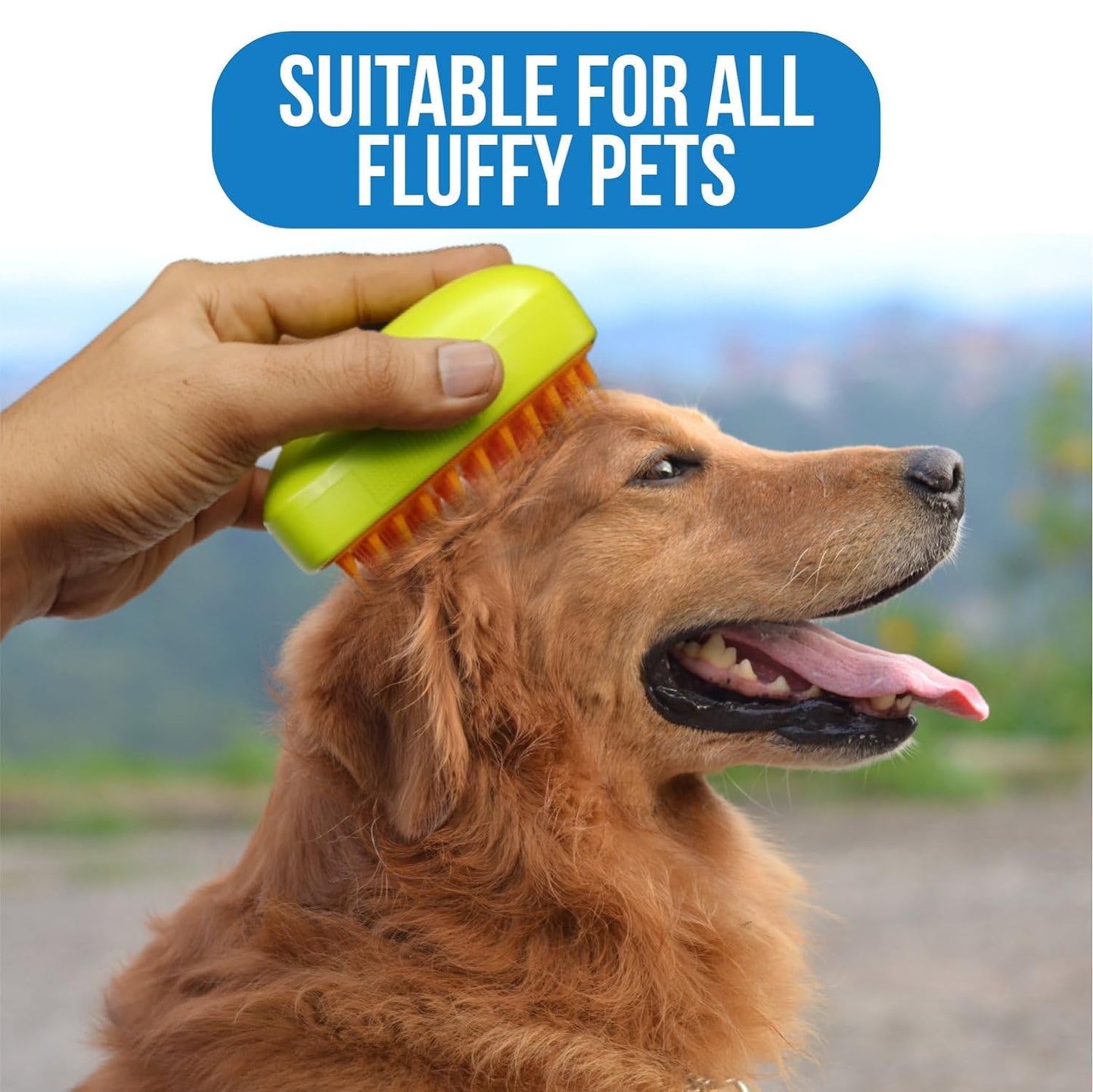 3-in-1 Cat Steamy Brush ? Self-Cleaning Pet Grooming & Hair Removal Comb