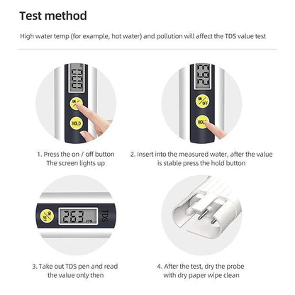 Digital Water TDS Meter Tester – Portable Water Quality Testing Device