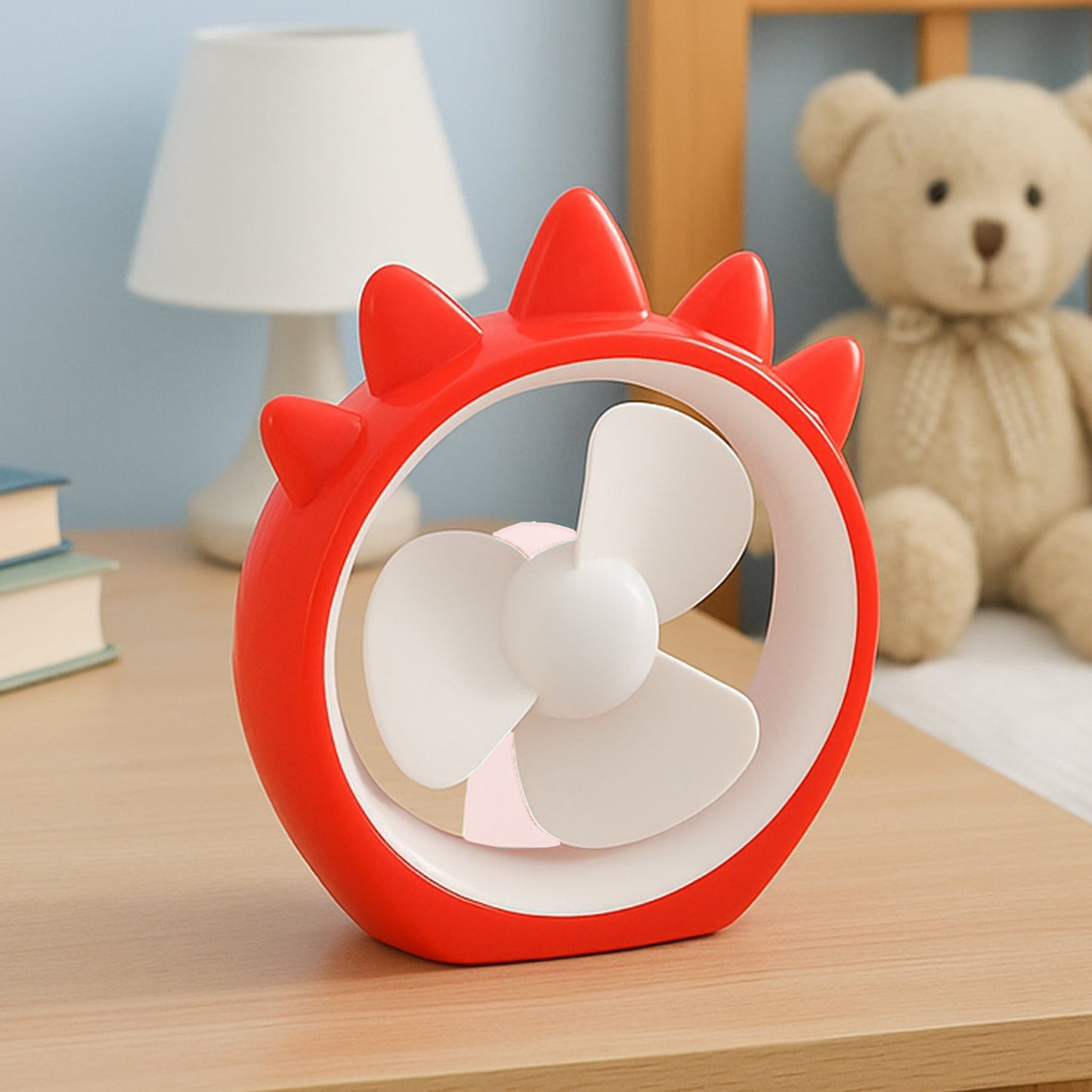 Mini Desktop Fan ? Rechargeable USB Cooling Fan for Home, Office & Car (Battery Not Included)