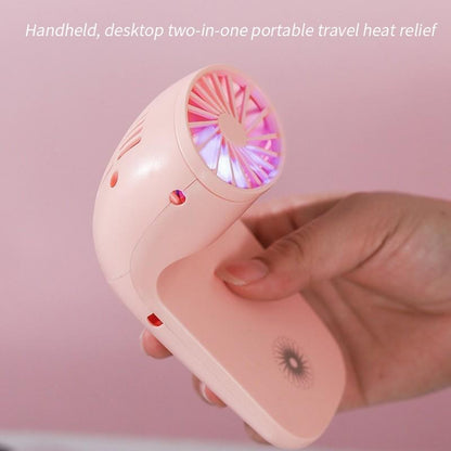 Portable Mobile Phone Holder Fan ? Handheld, Multi-Function (Battery Not Include)