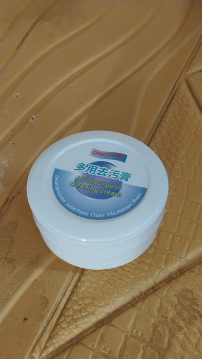 Shoe Cleaning Cream ? Stain Remover for Sneakers, White Rubber Sole & Polish (260g)