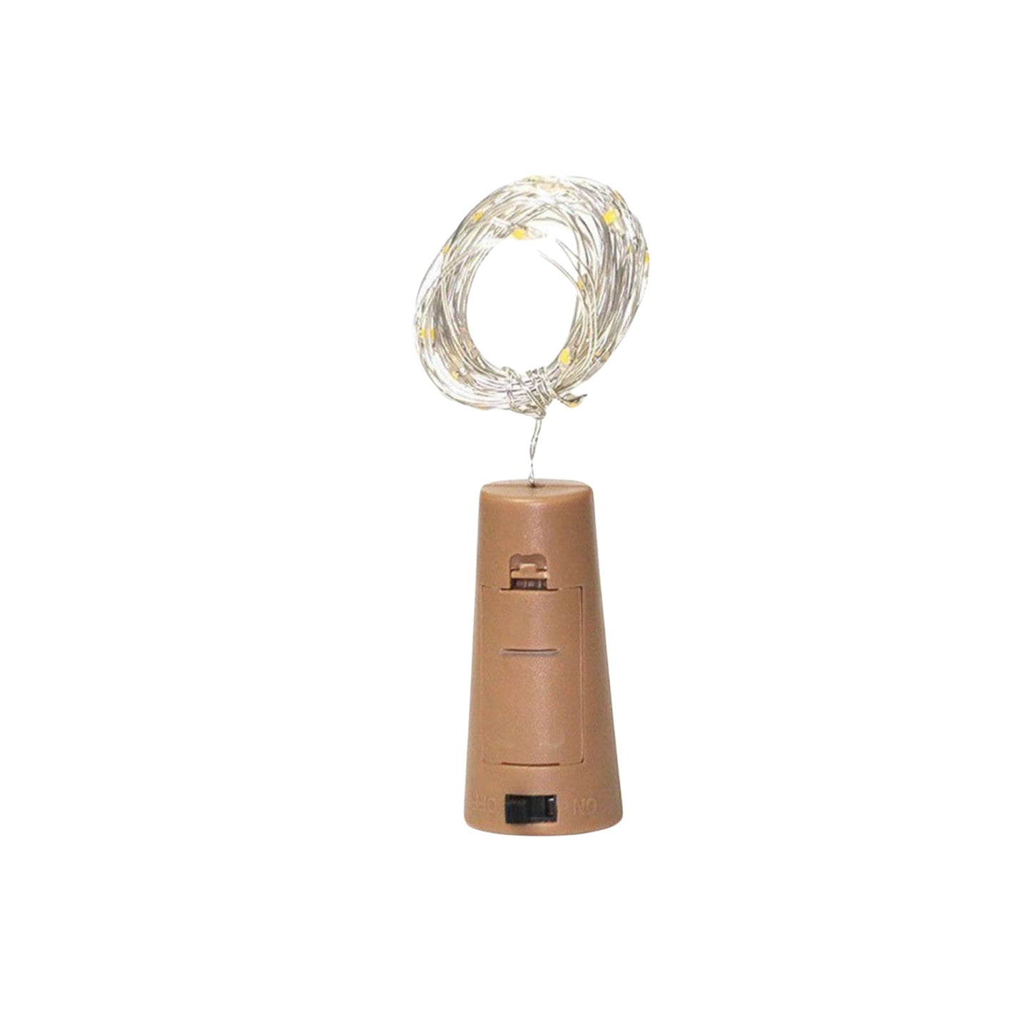 Wine Bottle Cork LED String Light ? 2M Cable, Battery Operated, Warm White (1 Pc)