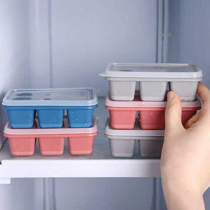 6-Grid Silicone Ice Tray ? Ideal for Household Ice Making