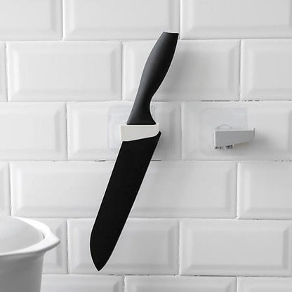 Punch-Free Wall Hanging Knife Holder ? Kitchen Storage Rack (1 Pc)
