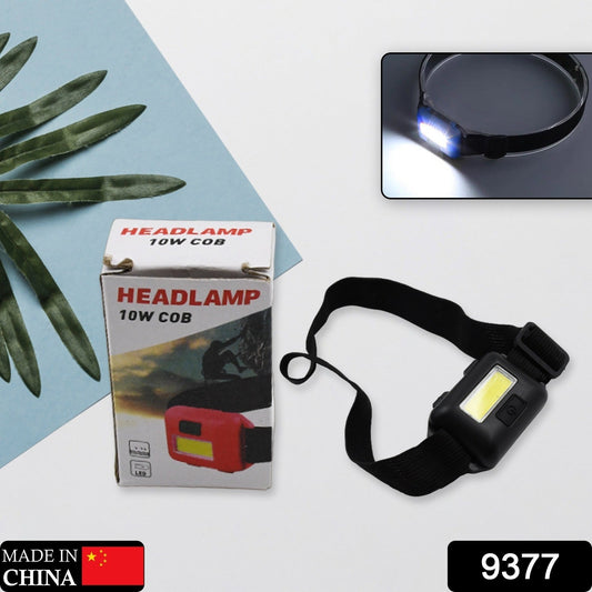 10W COB Waterproof Headlamp ? Portable Lantern for Camping, Hiking, Cycling & Hunting (1 Pc)