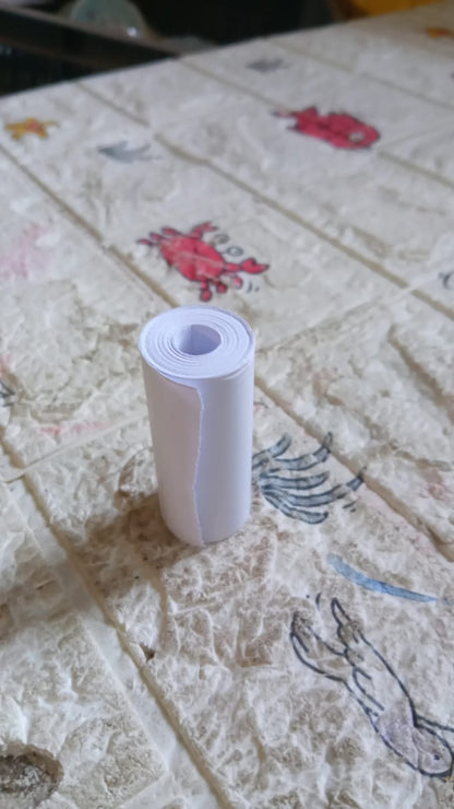 Thermal Printer Paper Roll ? Aging Resistant, Fast Color, Portable (1 Pc / Printing Paper Roll)