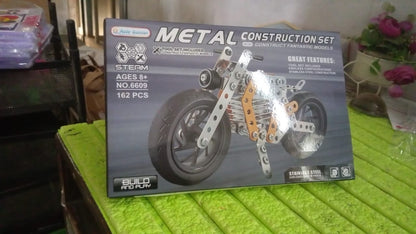 Metal DIY Bike Building Blocks for Kids (bike 162 pc of Bike Tool / 1 Set?