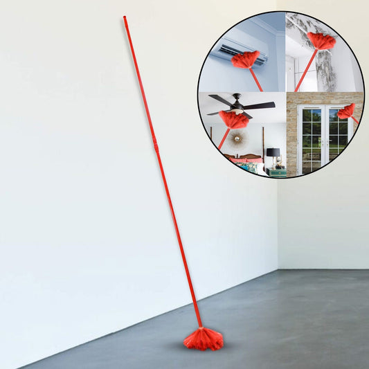 90-inch Metal Extendable Cobweb Brush ? Ceiling, Fan & Light Dust Cleaning (MOQ: 3)