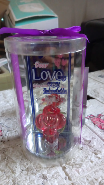 Lovely Rose Showpiece ? Romantic Gift Set for All Occasions (1 Pc)