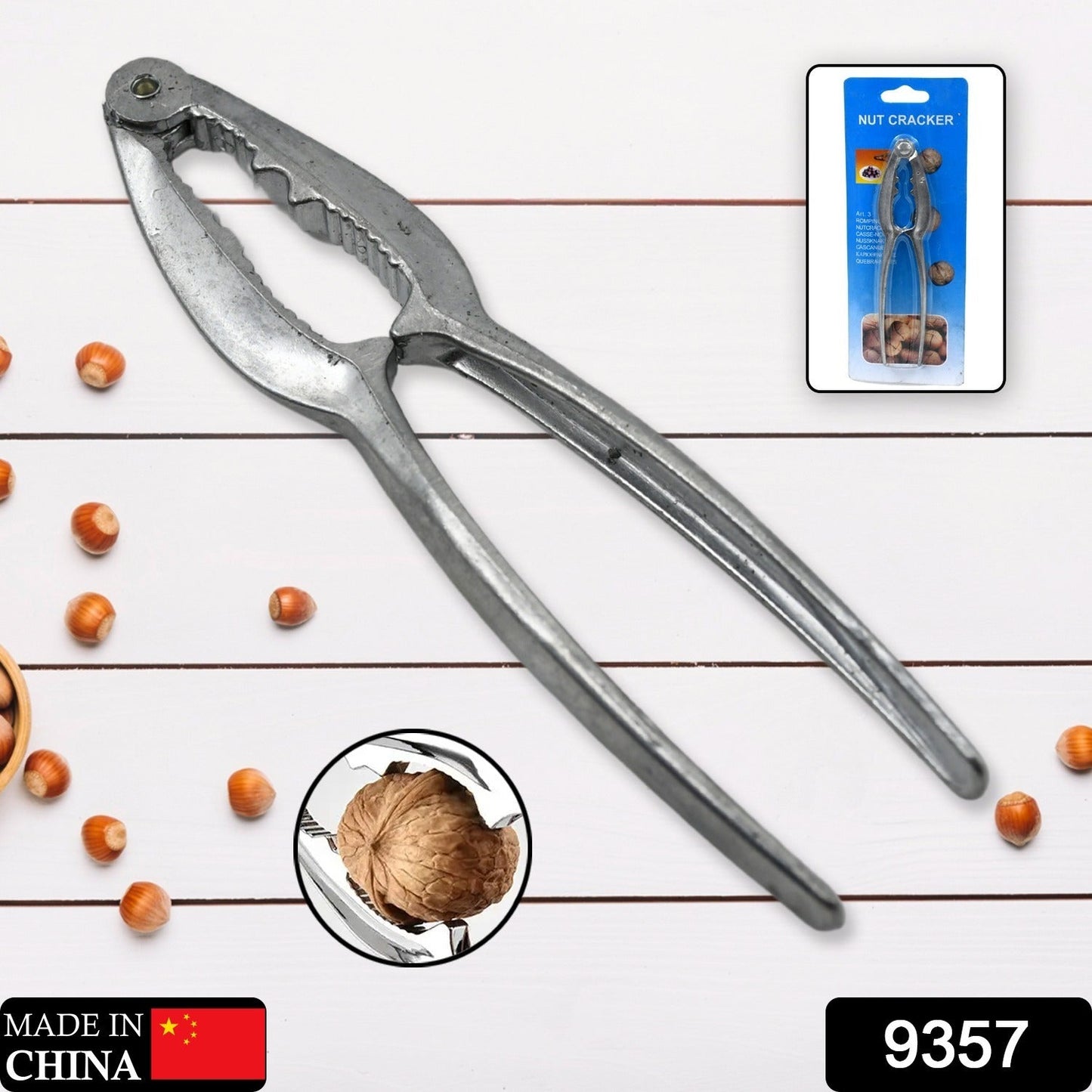 Luxury Stainless Walnut Cracker ? Portable Nut Cutter & Pliers