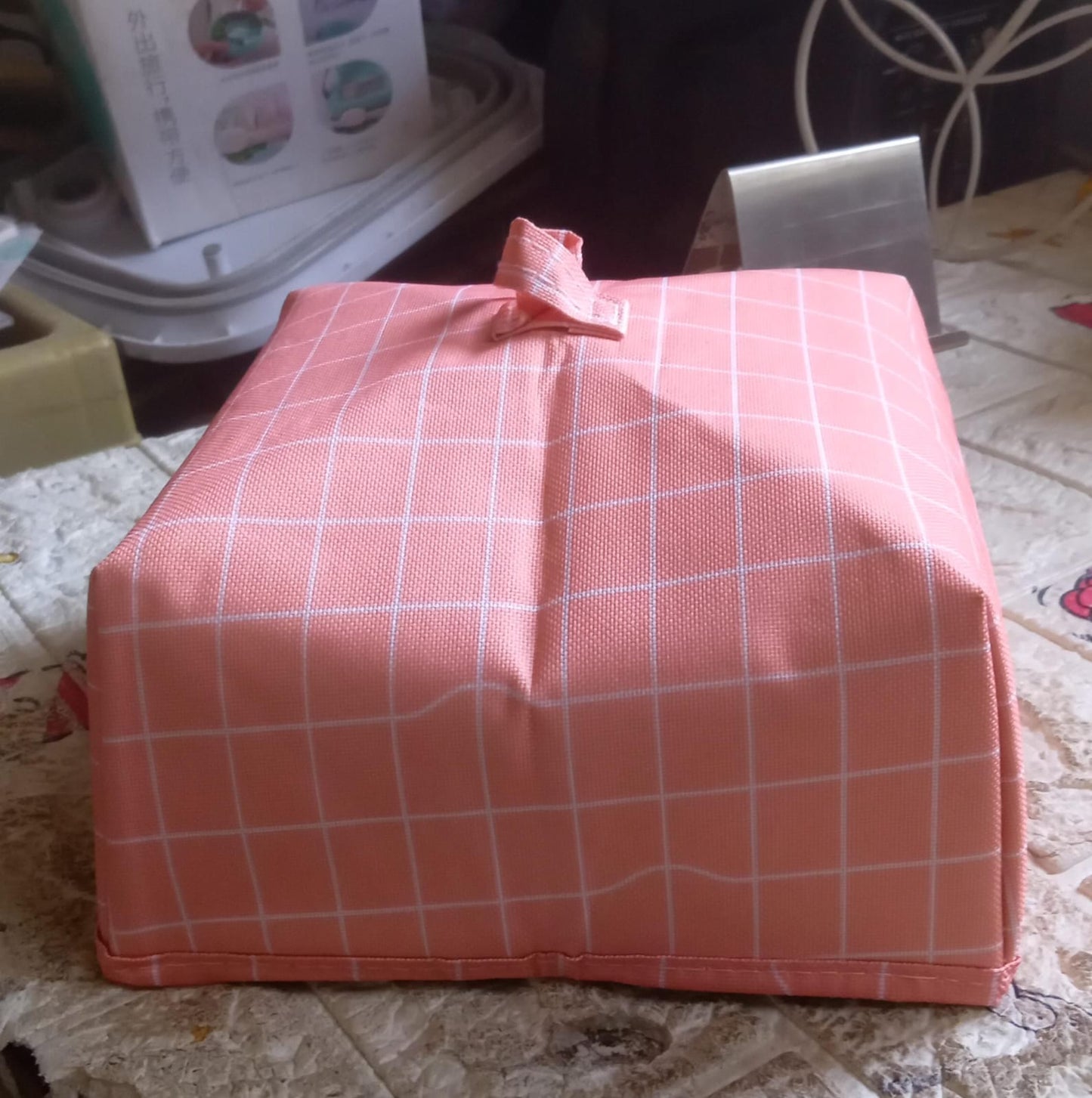 Foldable Food Cover ? Anti-Dust & Heat Preservation (20x20 Cm)