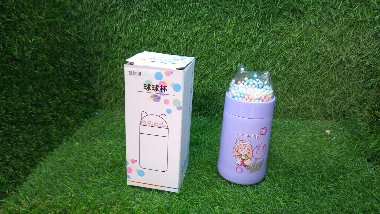 Stylish glass bottle for children?s daily use.