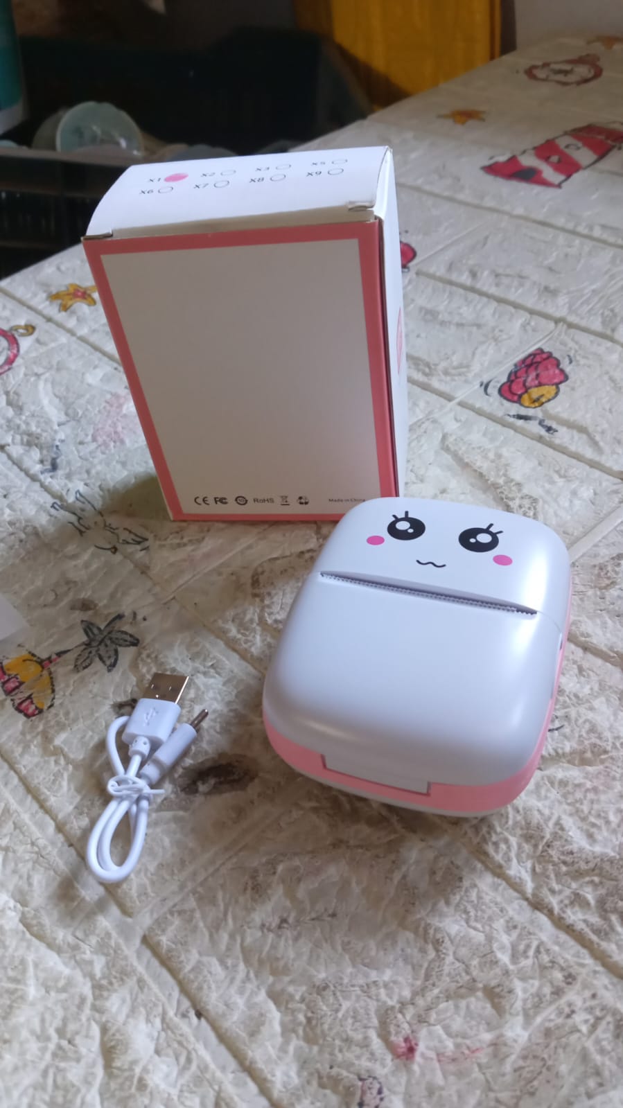 Pocket Mini Bluetooth Thermal Printer ? Wireless Smart Printer for Photos (Includes 1 Roll Paper)